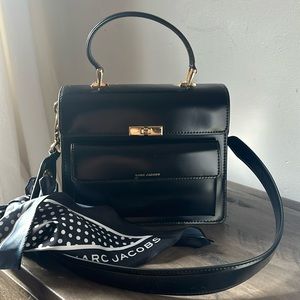Marc Jacob’s black leather bag
